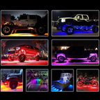 2X White LED Rock Light for Offroad SUV Pickup