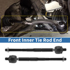 2 Pcs Front Inner Tie Rod End Links for Ford Flex (2013–2016)