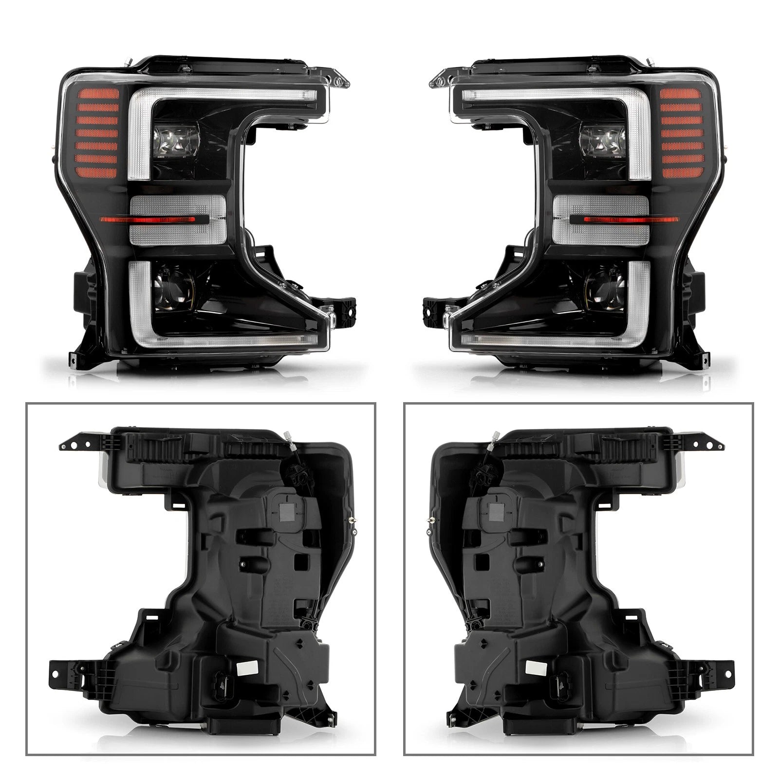 Full LED Headlights for Ford F-250 Super Duty (2020–2022) Left + Right