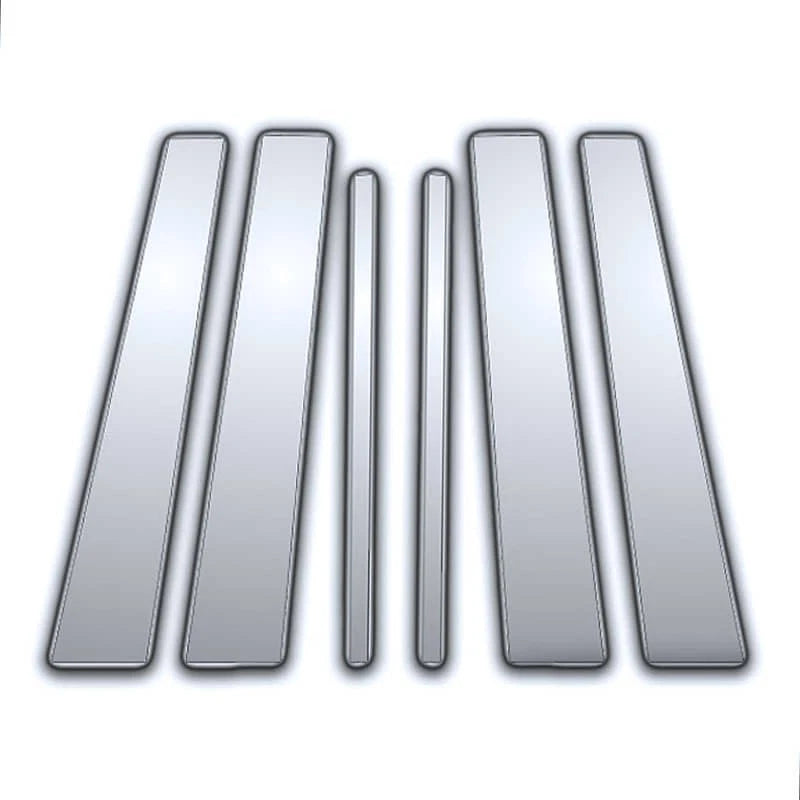 6Pc Chrome Pillar Post Covers Replacement for Infiniti I30 (1995–1999)