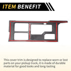 Carbon Fiber Gear Shift Frame Panel Cover Trim for Toyota Tundra (2022–2024)