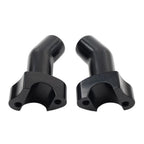 3.5" Pullback Handlebar Risers for Harley Dyna Softail Road King (1" Bar) Black