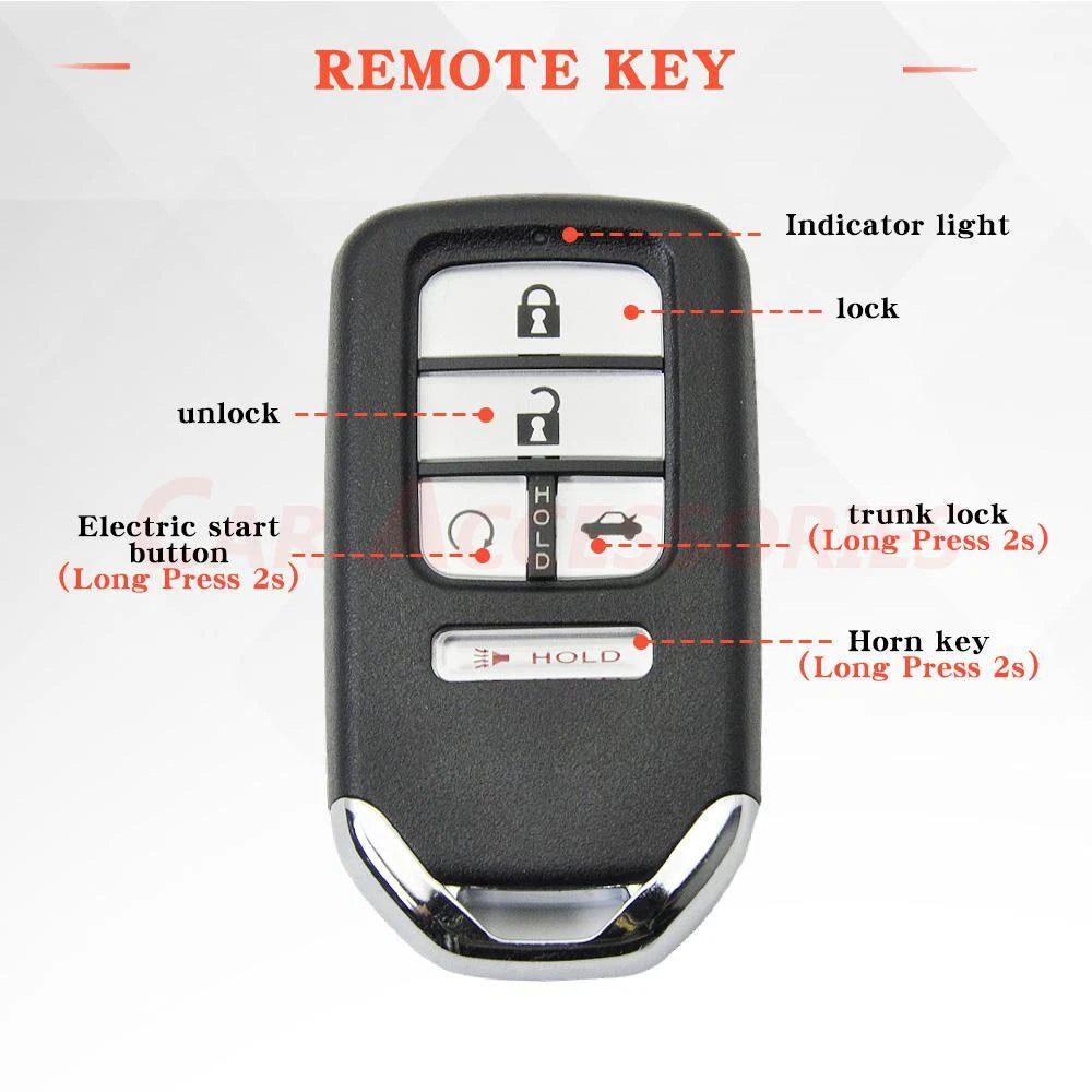 Smart Remote Key Fob for Honda Accord Civic (2018–2022) CWTWB1G0090