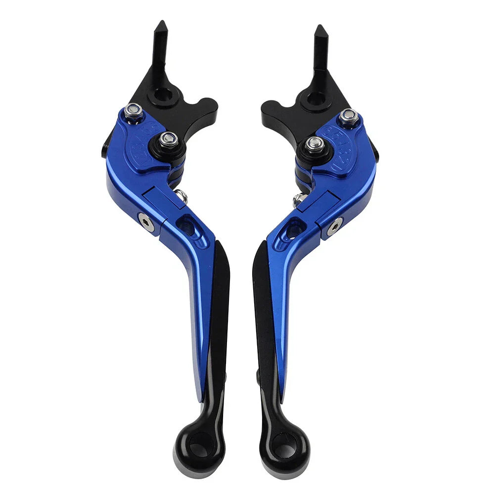 CNC Blue Extendable Brake Clutch Levers for Suzuki GSXR600 GSXR750 (2004-2005)