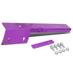 Universal Front Bumper License Plate Mount Bracket Relocator Holder - Purple