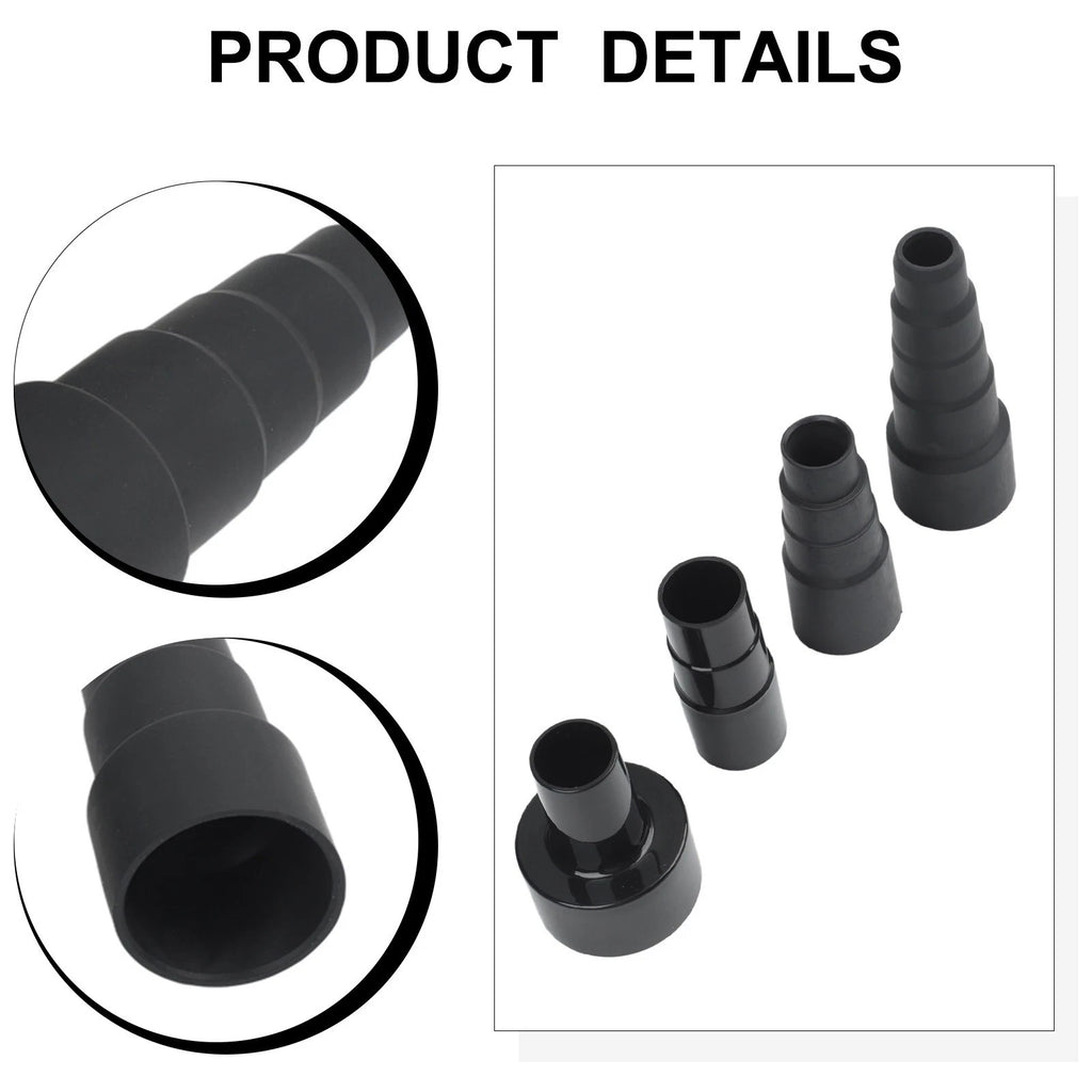 4 Piece Vacuum Hose Attachment Set 1.38 Inch to 1.14 Inch for Vacuum Cleaners