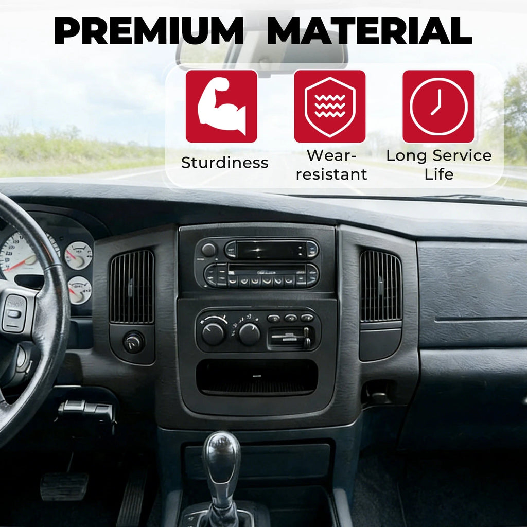 Center Dash Radio Bezel Trim Panel for Dodge Ram 1500 2500 (2002-2005)