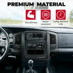 Center Dash Radio Bezel Trim Panel for Dodge Ram 1500 2500 (2002-2005)