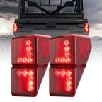 LED Tail Lights for Ranger XP 1000 (2018–2025) Red Rear Brake Stop Lamp