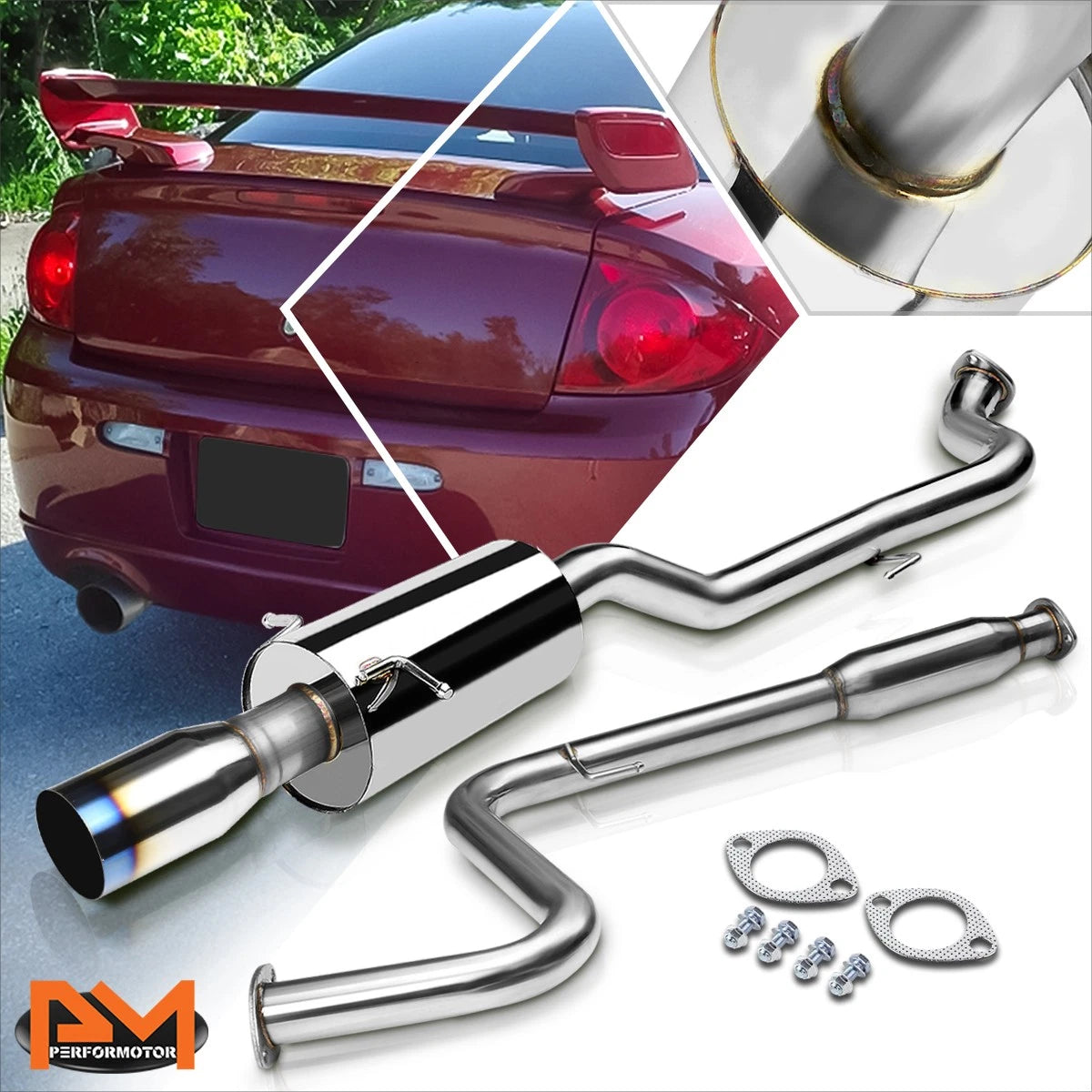 Catback Exhaust Muffler for Chevy Cobalt/Pontiac G5 2.2L (2005–2010)