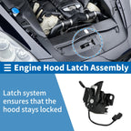 Hood Latch Assembly for Honda Odyssey (2009–2014) No. 74120SLE003