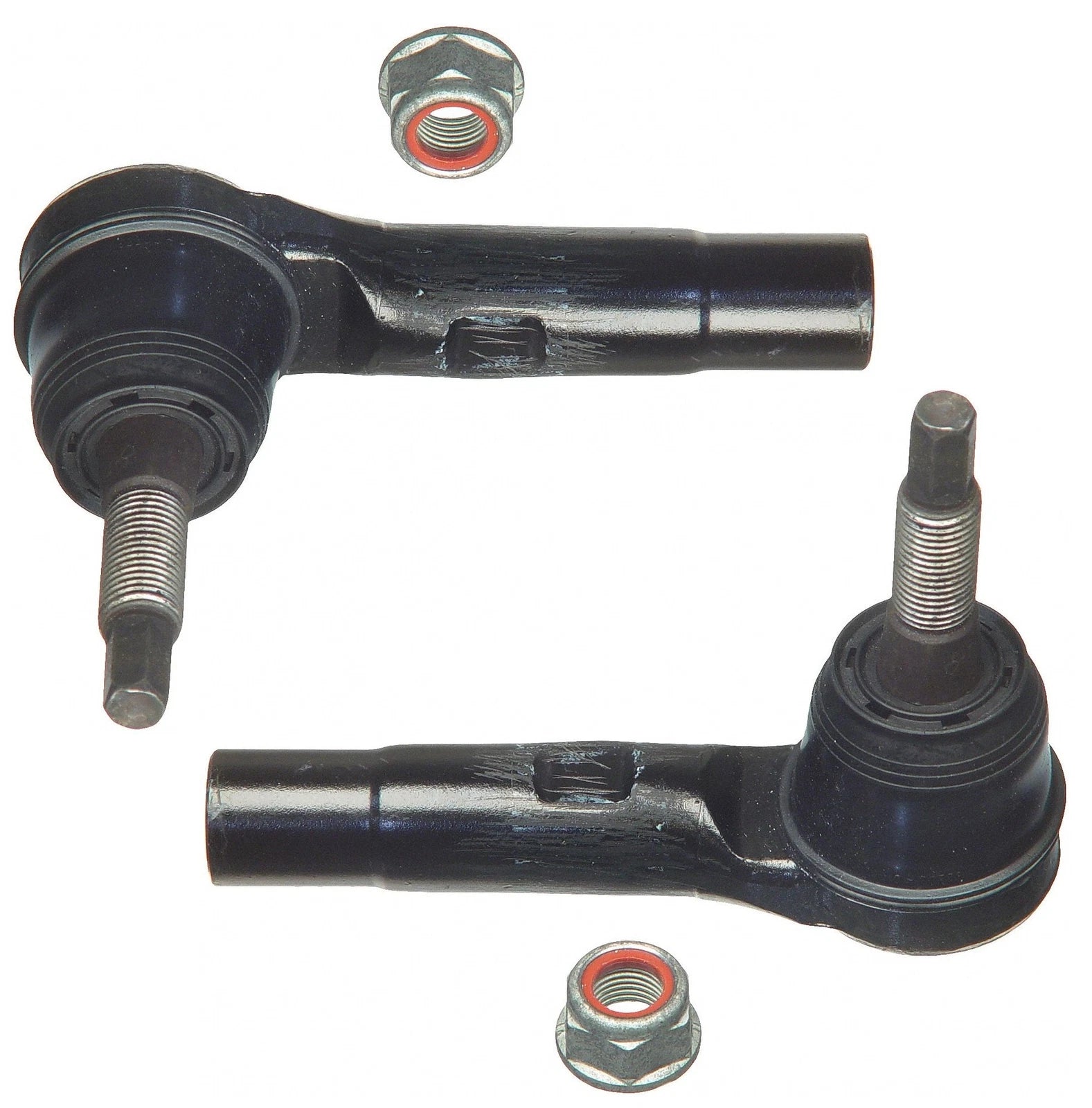Set of 2 Outer Moog Steering Tie Rod Ends for Dodge Ram 1500 2500 (RWD)