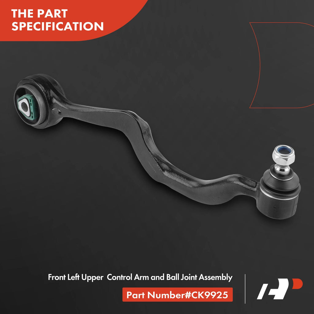 Front Left Upper Control Arm with Ball Joint for BMW E34 E39 (1988-2003)