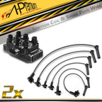 Ignition Coil Pack and 6 Spark Plug Wires for Ford Explorer (2002–2010)