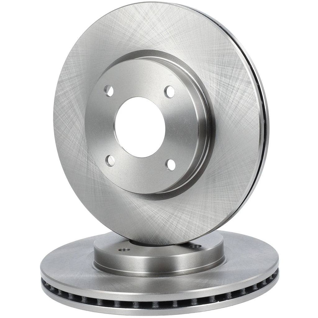 Front Brake Rotors & Ceramic Pads for Nissan Sentra (2009–2012)
