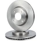 Front Brake Rotors & Ceramic Pads for Nissan Sentra (2009–2012)