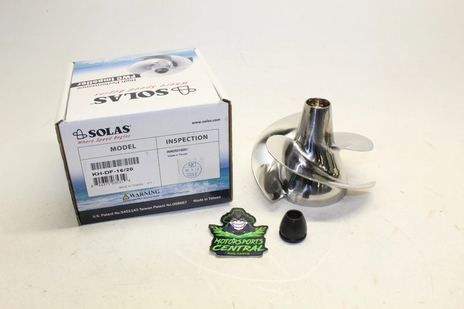 Solas Impeller KH-DF-16/20 for Kawasaki Jet Ski Ultra 130 1100 DI, 150 1200