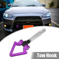 Tow Hook Screw On Triangle Ring for Mitsubishi Lancer EVO X (2008–2015) - Purple