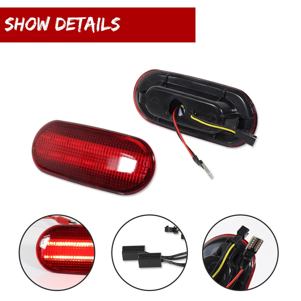 Set of 2 LED Side Marker Parking Lights for Volkswagen Beetle (1998–2005)