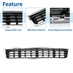 Front Lower Bumper Grille for Audi A4 B6 (2003–2005) No.8E080764701C Black