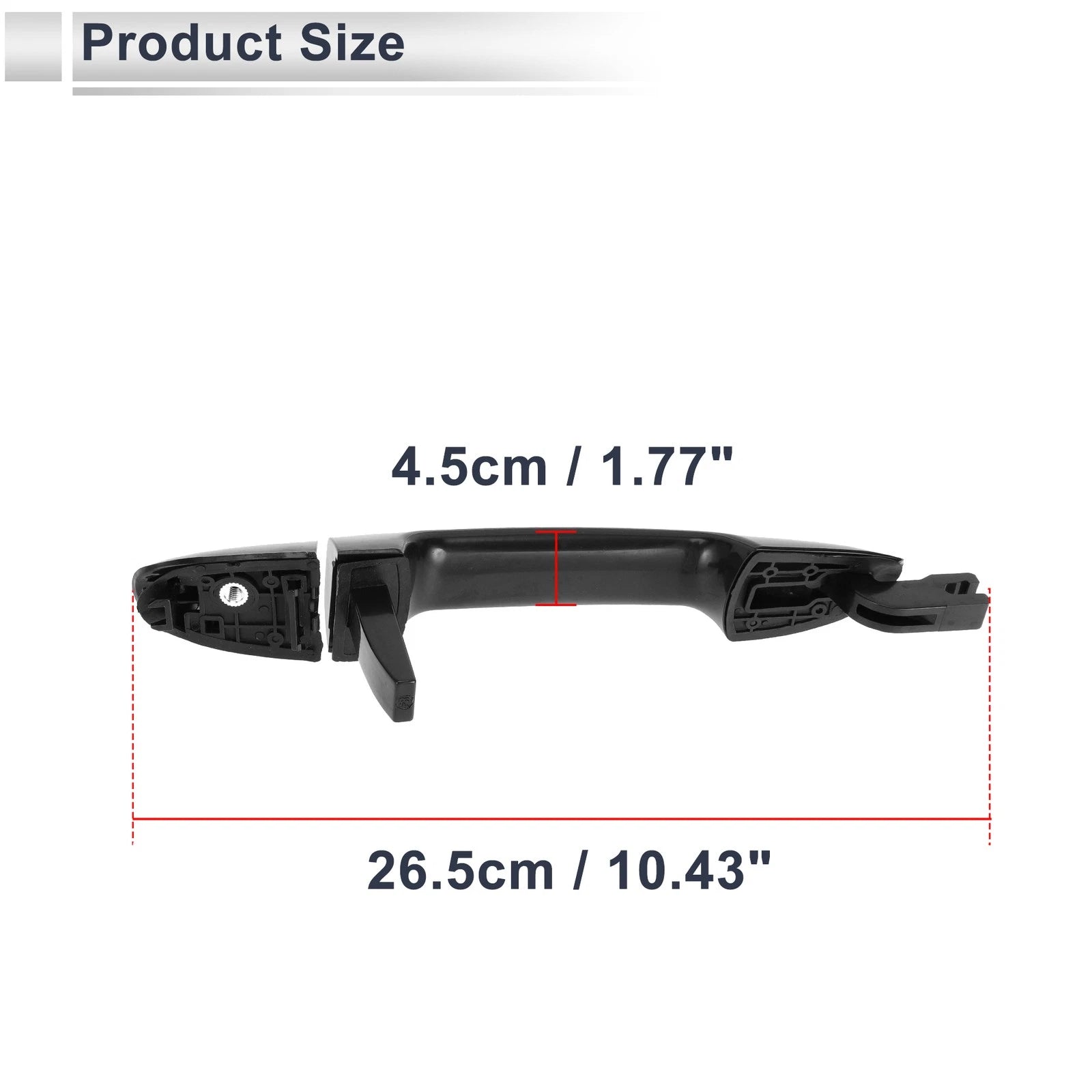 Rear Right Door Handle for Kia Spectra Cerato (2005–2015) No. 836602F000