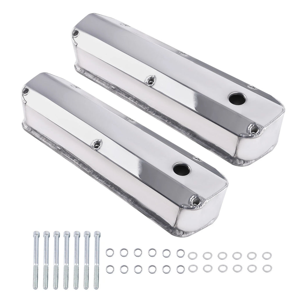 Aluminum Valve Covers for Ford 260 289 302 V8 (1962–1985) Fabricated Tall