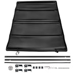 5ft Soft Roll Up Tonneau Cover for Toyota Tacoma (2016–2023) Black Vinyl