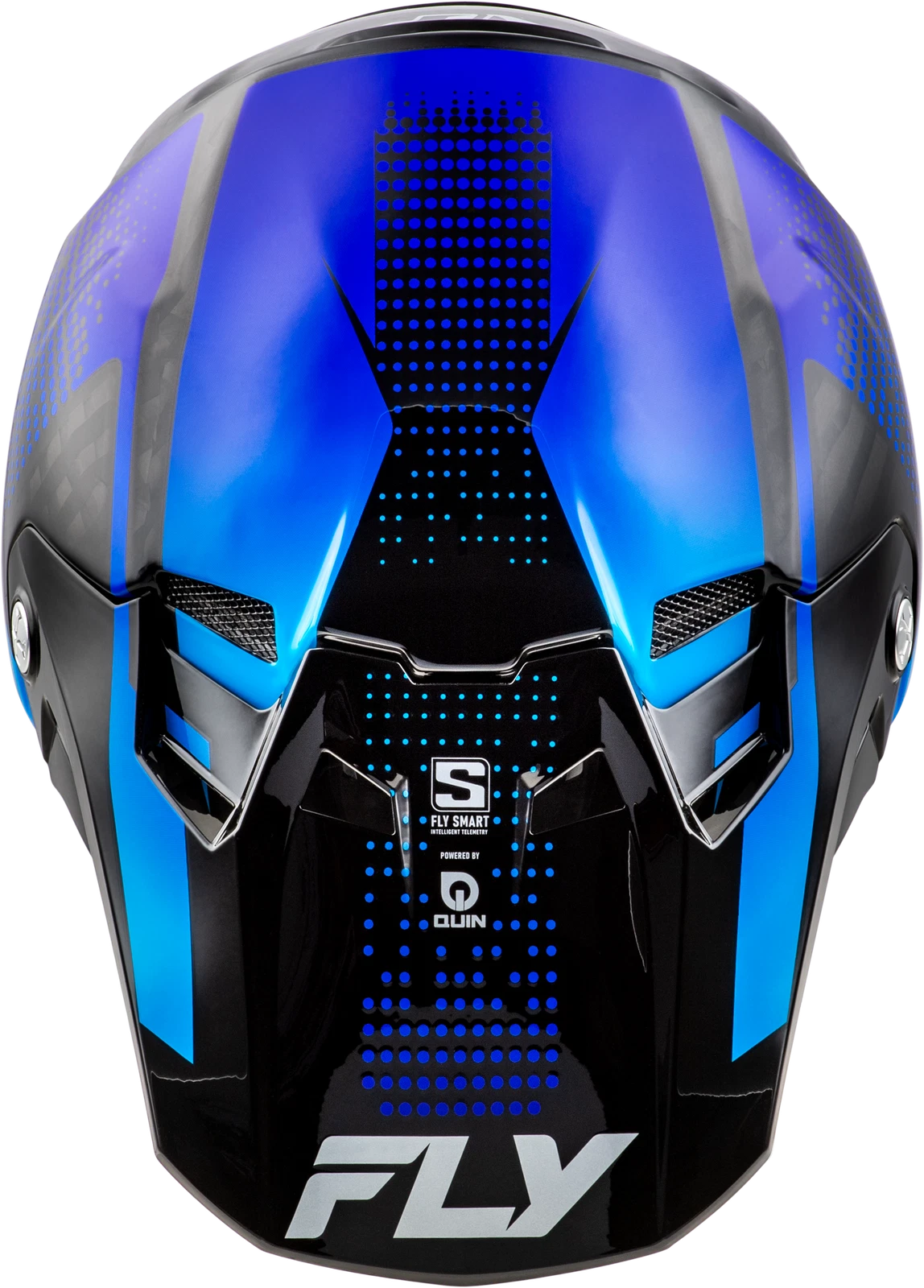 Fly Racing Formula S Carbon Helmet for Offroad (2X-Large, Black Blue)