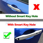 Outer Door Handle Bowl Decor Cover Trim Chrome for Honda Civic (2016-2020)