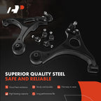 Set of 4 Front Lower Control Arms with Ball Joints for Honda Civic