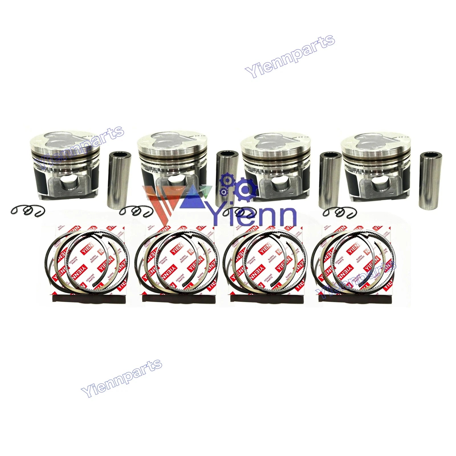 Piston Kit Ring Set for Kubota V1505 V1505BH V1505D (Engine Parts)