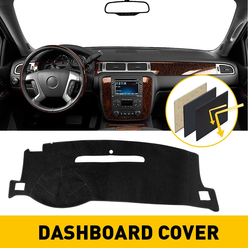 Dashboard Pad for Chevy Silverado/Tahoe/Suburban (2007-2014) Black