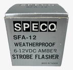 Weather Proof Amber Strobe Flasher for Speco SAF-12 (12V)