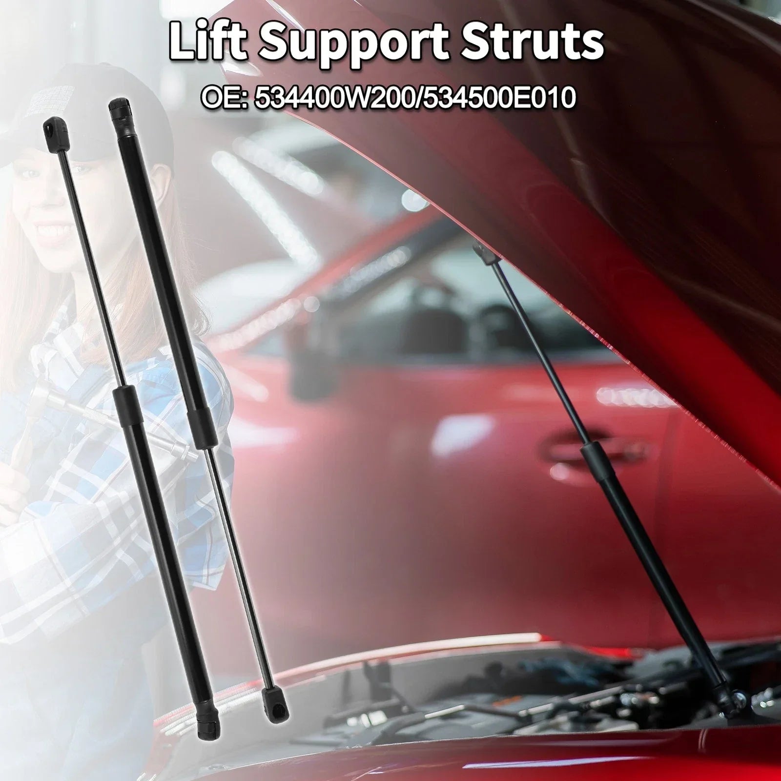Hood Lift Supports for Lexus RX350 RX450h (2010-2015)