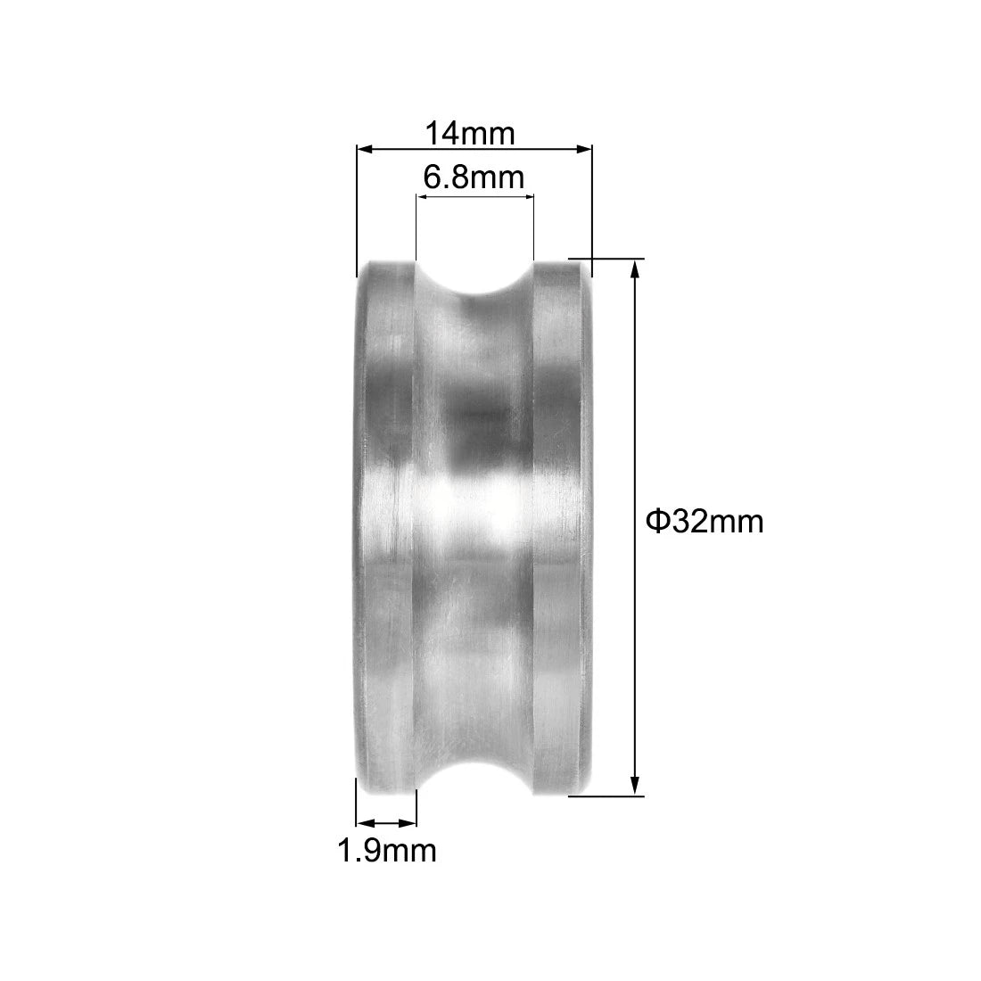 LFR5200-8 U Groove Bearing for Various Models (10x32x14mm, Double Shielded)