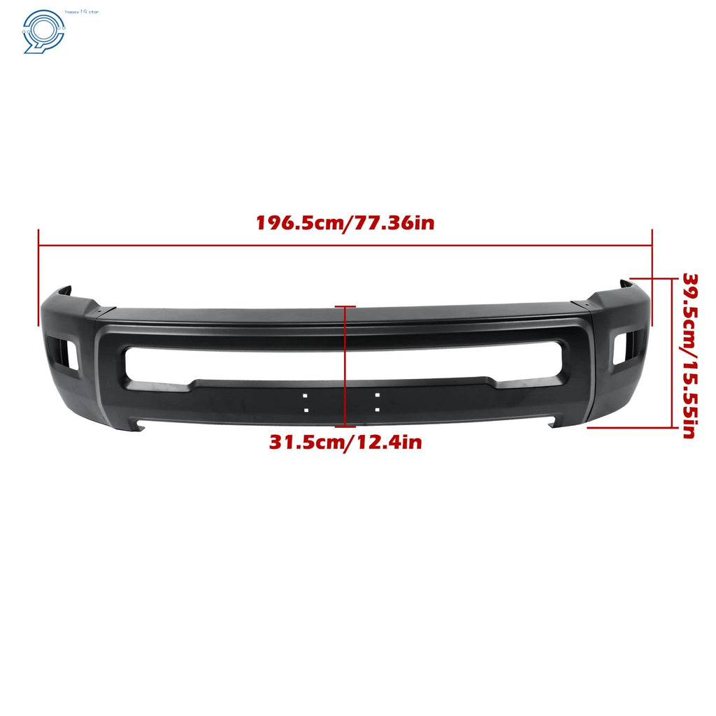 Front Bumper Face Bar with Fog Light Holes for RAM 2500 3500 (2010–2018)