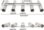 Stainless Steel Fishing Rod Rack for Wall/Side Mount (3 4 5 6 Tube)