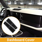 Dashboard Cover for Ford Bronco (2021–2024) Black Gray Set of 1