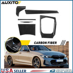 Dashboard Center Console Trim Cover Carbon Fiber for BMW 2 Series (2022–2024)