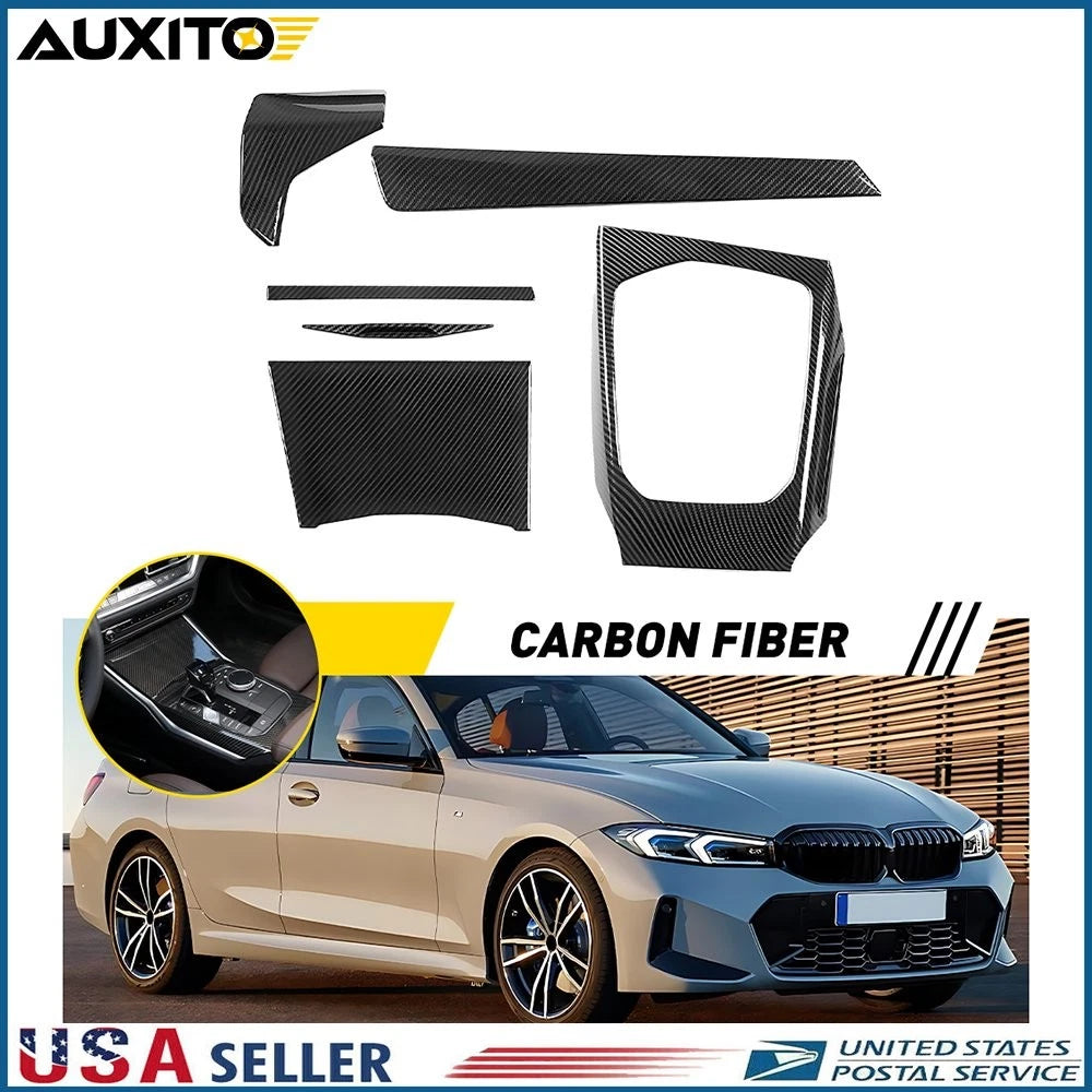 Dashboard Center Console Trim Cover Carbon Fiber for BMW 2 Series (2022–2024)
