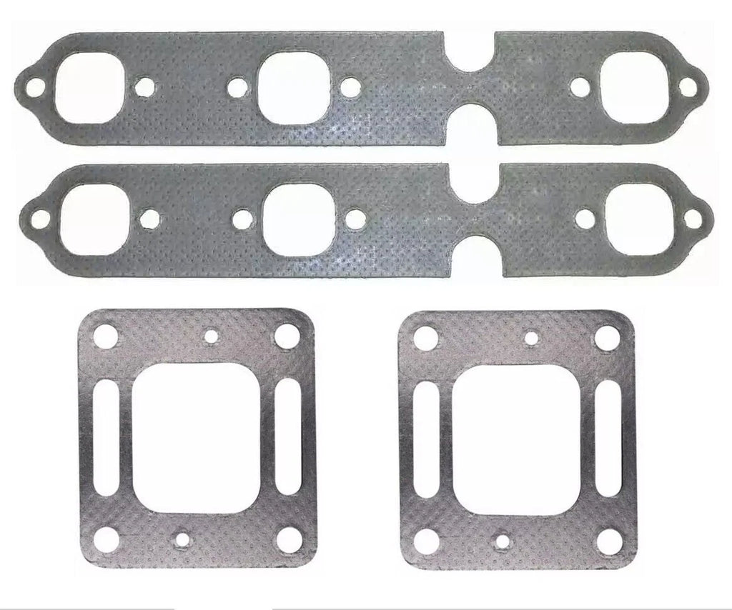 Exhaust Riser Elbow Manifold Gasket Kit for Mercruiser 4.3L V6 (1996–2006) 27-863724 27-99757
