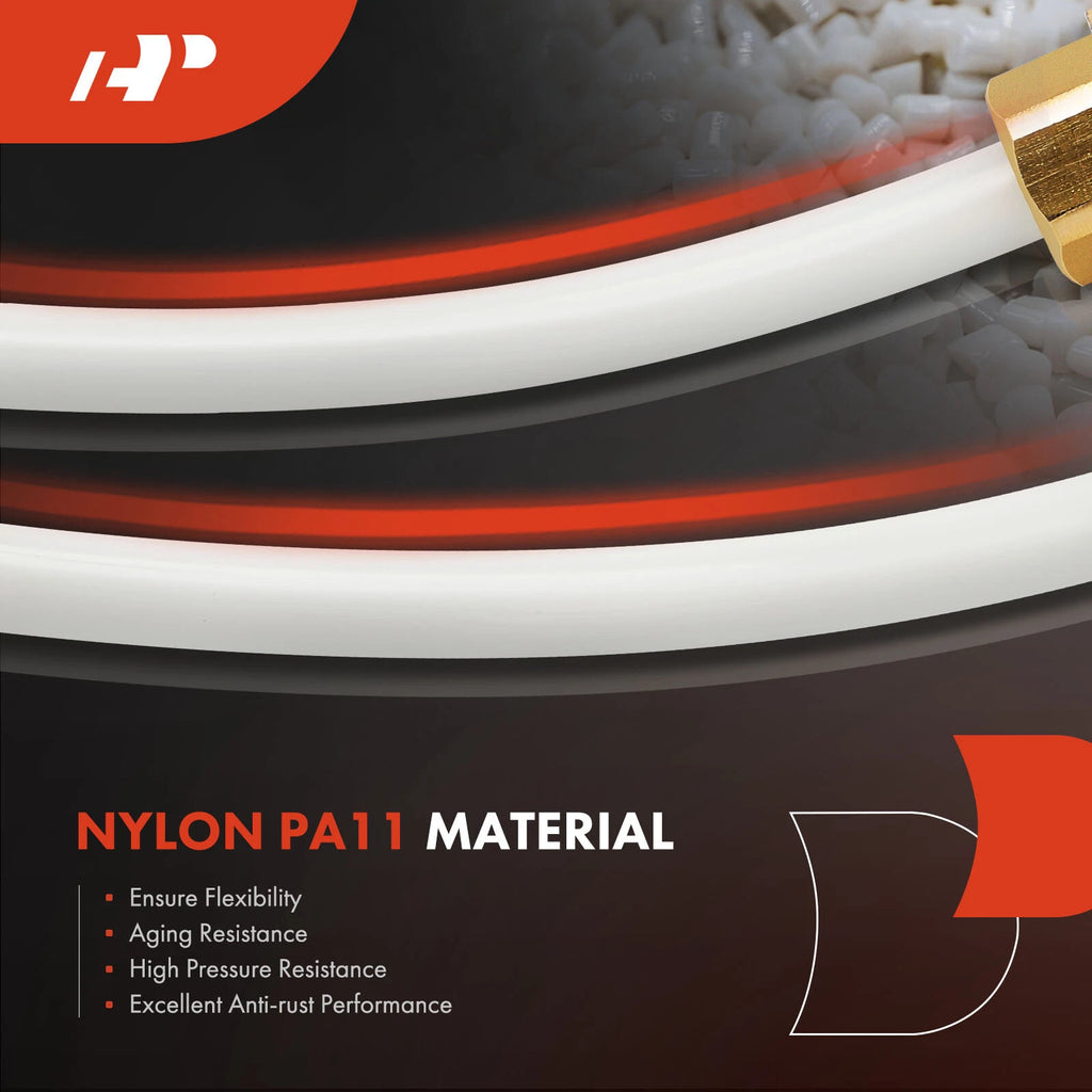 Rear Pair Hydraulic Fluid Hose Lines for Chevy Impala