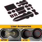 Red Liner Accessories for Toyota Tacoma (2016–2022)
