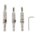 3X Holes Hinge Drill Bit Set 5/64", 7/64", 9/64" High-speed Steel