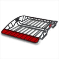 Cargo Box Luggage Carrier for Universal Fit (55" L x 40" W x 5" H)