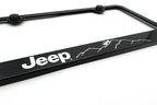 License Plate Frame Black Plastic for Jeep Off Road (2011–2020)