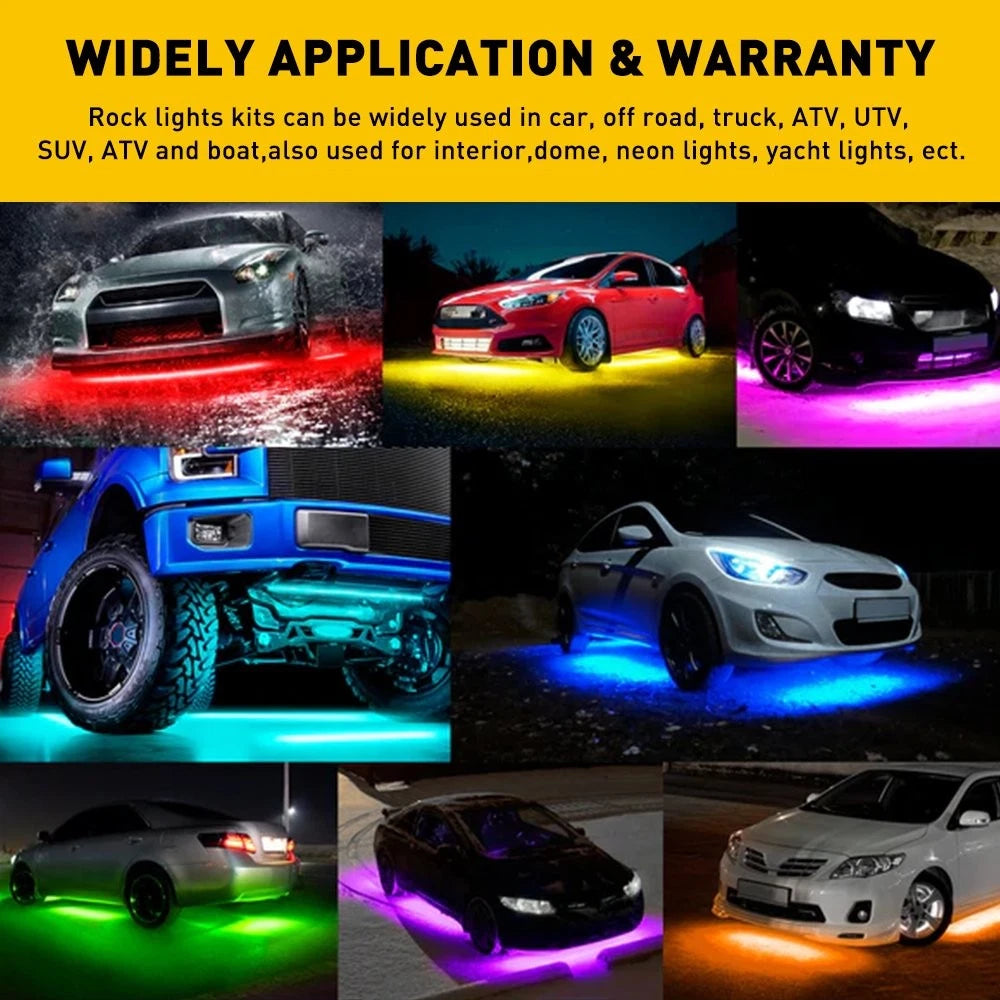 RGB Chassis Neon LED Light Lamp Kit for Subaru Honda Nissan Audi