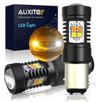 2X AUXITO LED 1157 Turn Signal Switchback Bulbs for