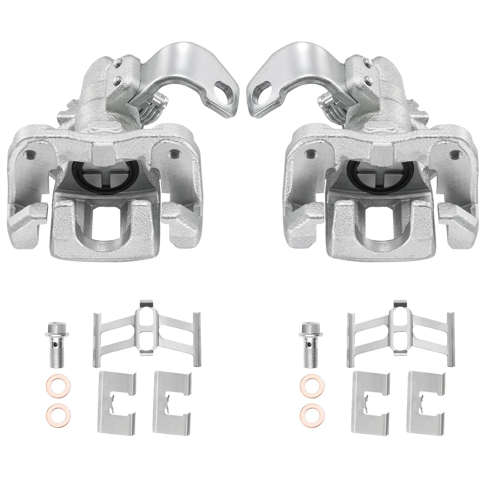 2X Rear Brake Calipers with Bracket for Honda Civic (2006–2015)