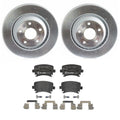 Brembo Rear Brake Kit 310mm Disc Rotors Low-Met Pads for Audi TT Quattro (2006–2021)